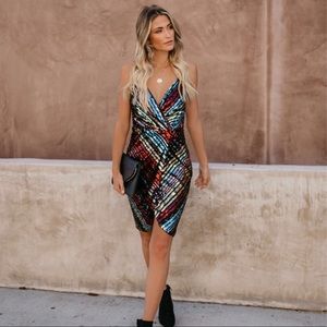 BNWT Vici Dolls Lead Don’t Follow Sequin Dress